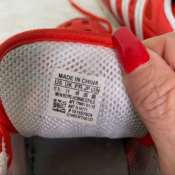 Adidas Roland Garros Paris Red Tennis Shoes 11.5